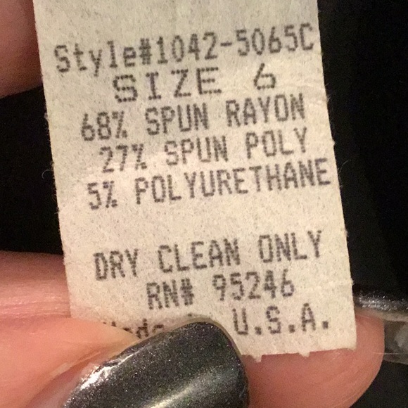 Cache Black Skirt w/ Lace Stripe - Picture 6 of 6